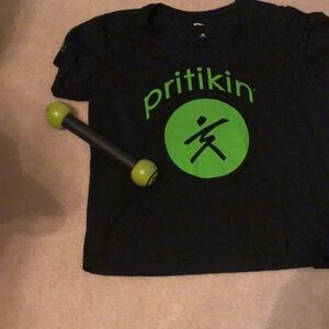 Sport-tek pritikin workout shirt Sz 3x with .5 hand weight